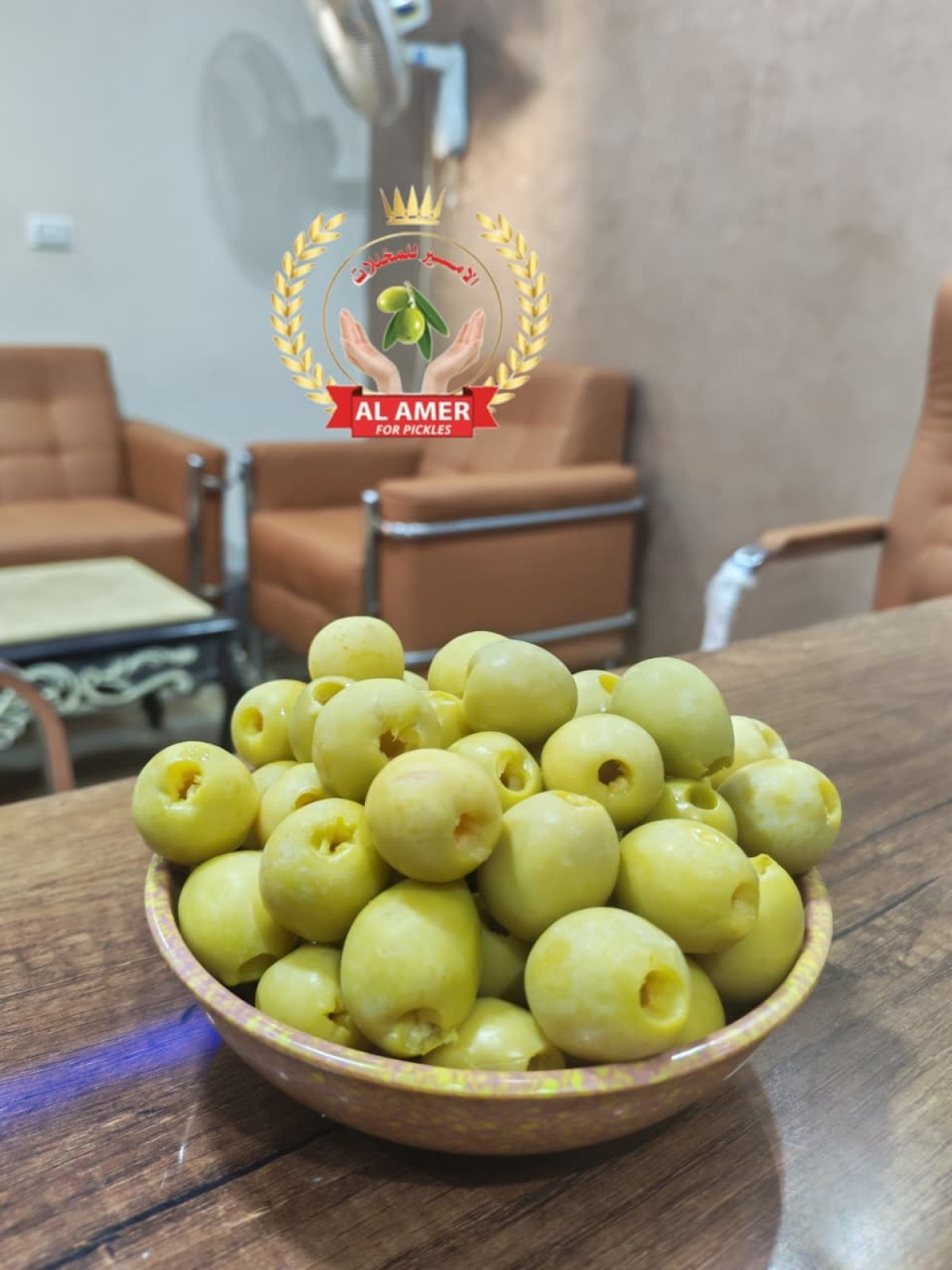 زيتون أخضر مخلي