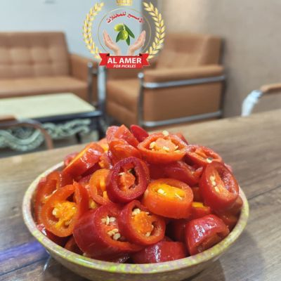 فلفل هالبينو أحمر شرائح